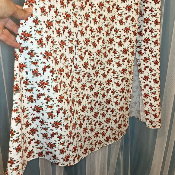 NWT Floral Sweetheart Neck Mid-calf Slip Dress Size 8 - Picture 8 of 8